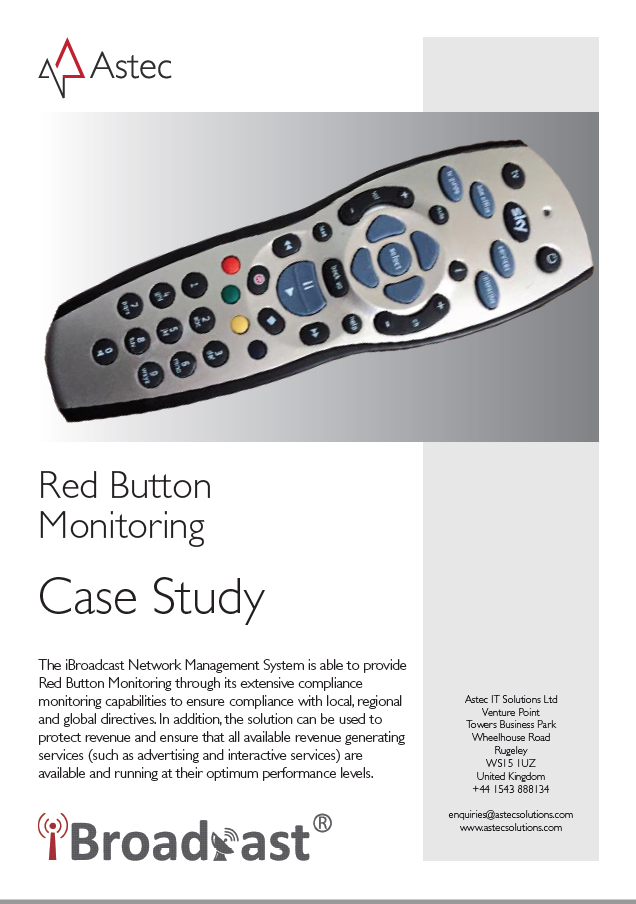 Red Button Monitoring cover Red Button Monitoring