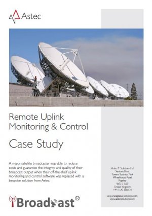 Remote Uplink Case Study Cover Remote Uplink Monitoring & Control