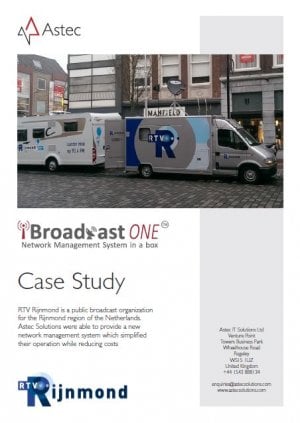 iBroadcast ONE Case Study Cover RTV Rijnmond: iBroadcast ONE