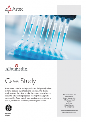 Albumedix case study cover